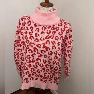 Pink Cheetah Sweater